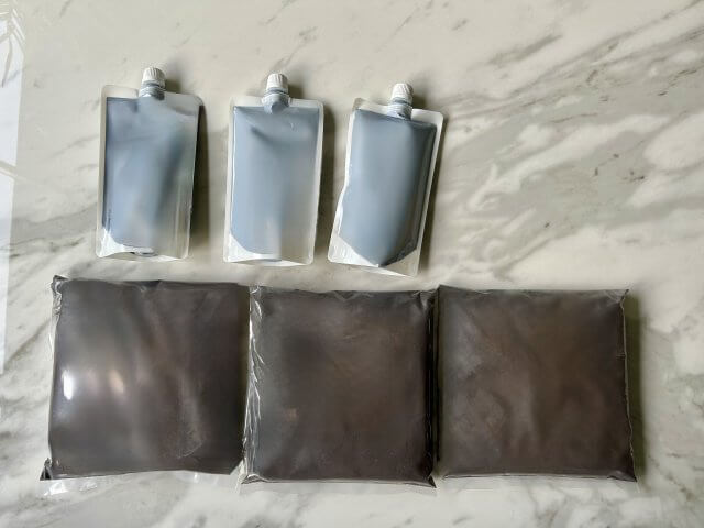 3セット入り　（粉体2kg×3　液体400g×3）