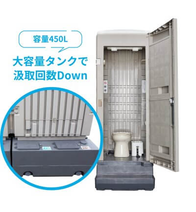 仮設トイレ　快適シリーズ | 仮設トイレ